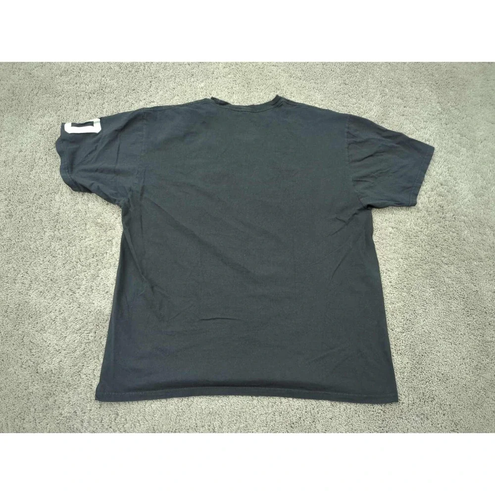 San Antonio Spurs T Shirt Mens 2XL NBA Ginobili‎ 20 Short Sleeve Adidas Black - Picture 6 of 7